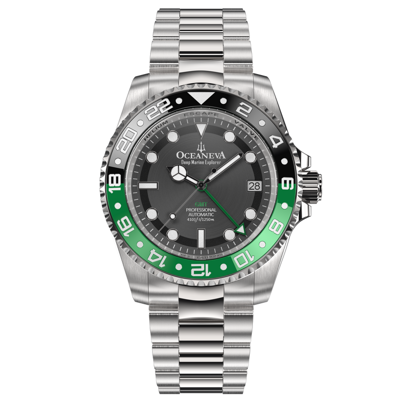 Seiko NH34 Automatic GMT 1250M Deep Marine Explorer II