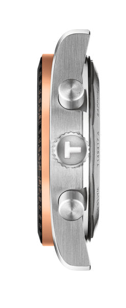 PR516 Quartz Chronograph Silver-tone / Rose Gold | Black Dial