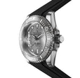 Damascus Swiss Automatic SW200 Deep Marine Explorer II Damascus/Silver Damascus Dial/Black Strap | Silver Dial