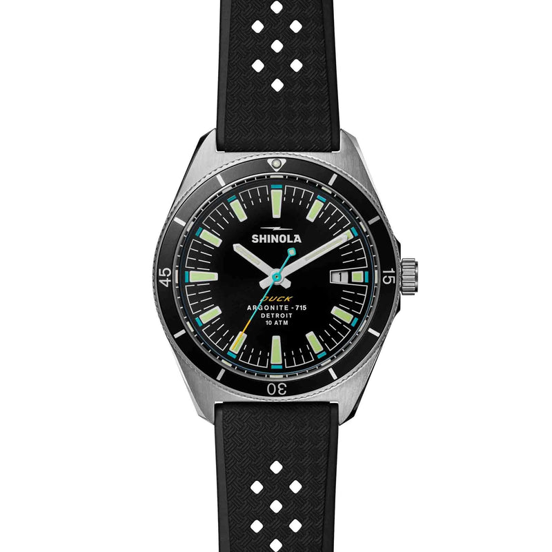 The Duck 40mm Black | Black Dial