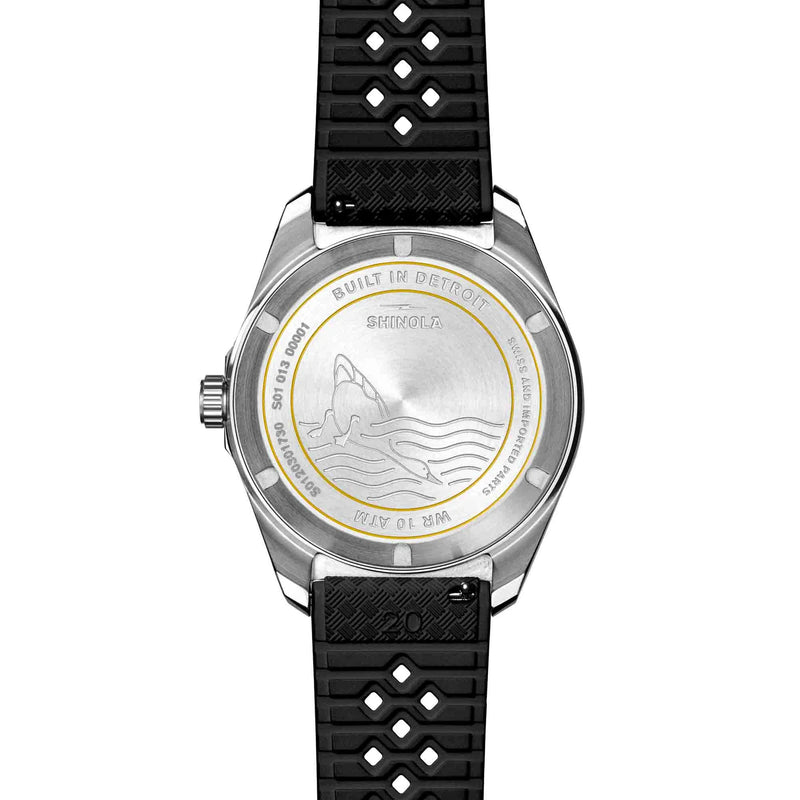 The Duck 40mm Black | Black Dial