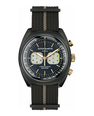 TS2 Chrono Black IP/Black Nato Strap Black Dial