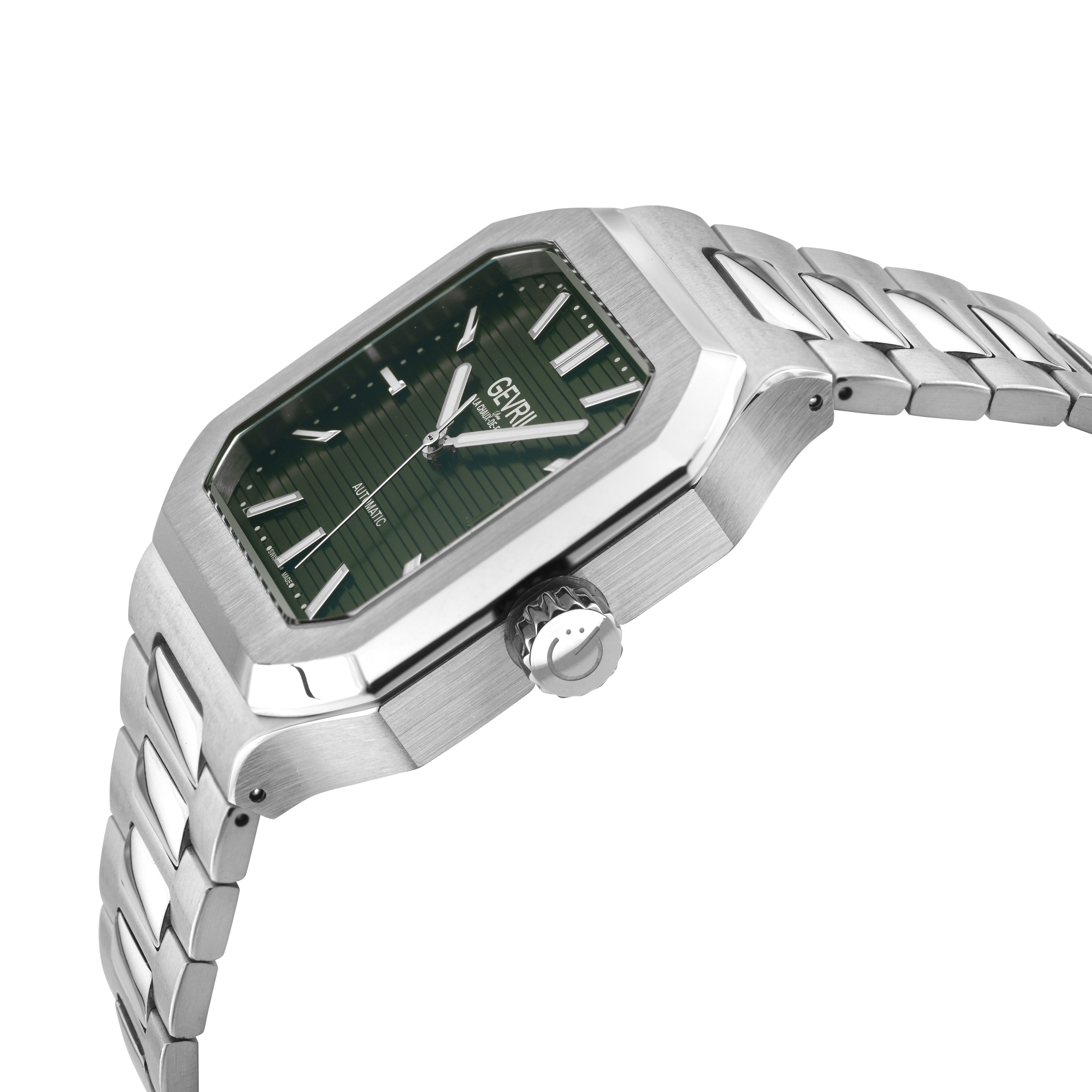 Grand Concourse Swiss Automatic, 316L Stainless Steel Case, Green
