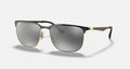 RB3569 UNISEX / BLACK ON ARISTA - GREY MIRROR SILVER GRADIENT |  Dial