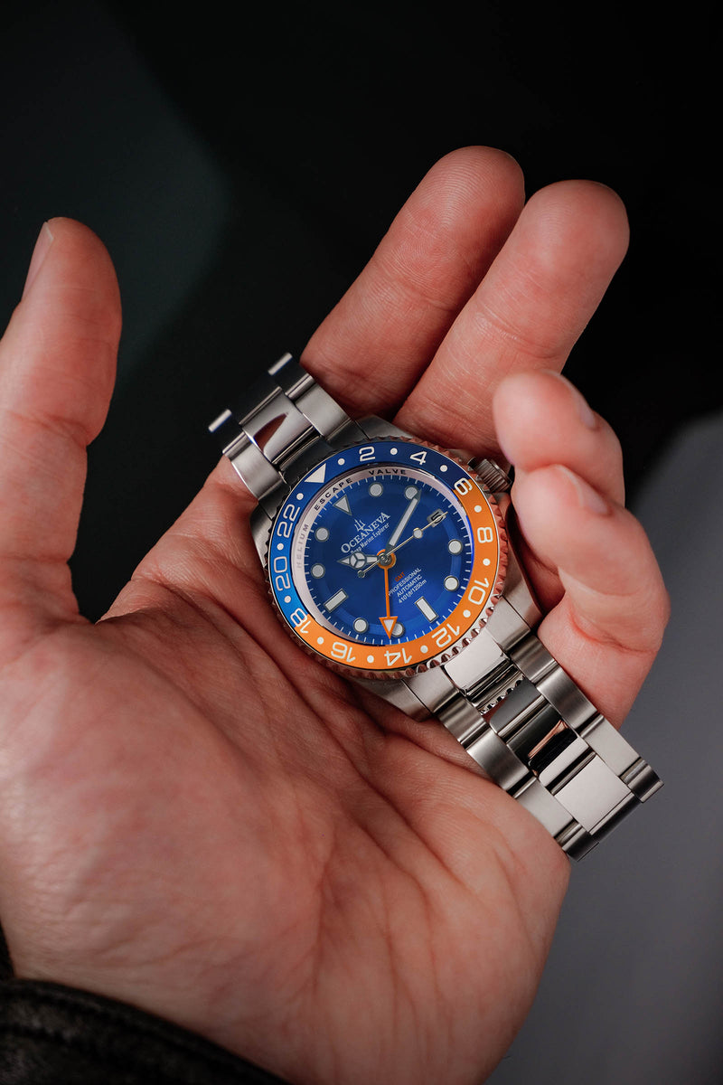 Seiko NH34 Automatic GMT 1250M Deep Marine Explorer II