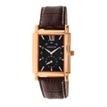 Frederick Rose Gold/Black | Brown Dial