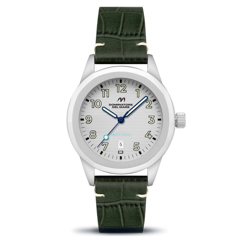 Aqua Sicura Japan Quartz White / Leather | White Dial