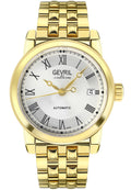 Madison Gevril Madison Sellita SW200 Watch exhibition caseback gold | Silver Dial