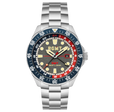 CONTINENTAL GMT GREY / SOLID STAINLESS STEEL BRACELET | Gray Dial
