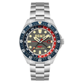 CONTINENTAL GMT GREY / SOLID STAINLESS STEEL BRACELET | Gray Dial