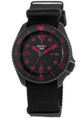 5 Sports Street Style Black Dial / Nylon Strap Black Dial