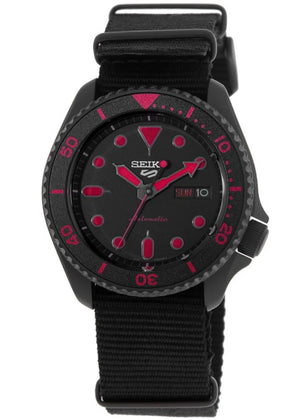 5 Sports Street Style Black Dial / Nylon Strap Black Dial