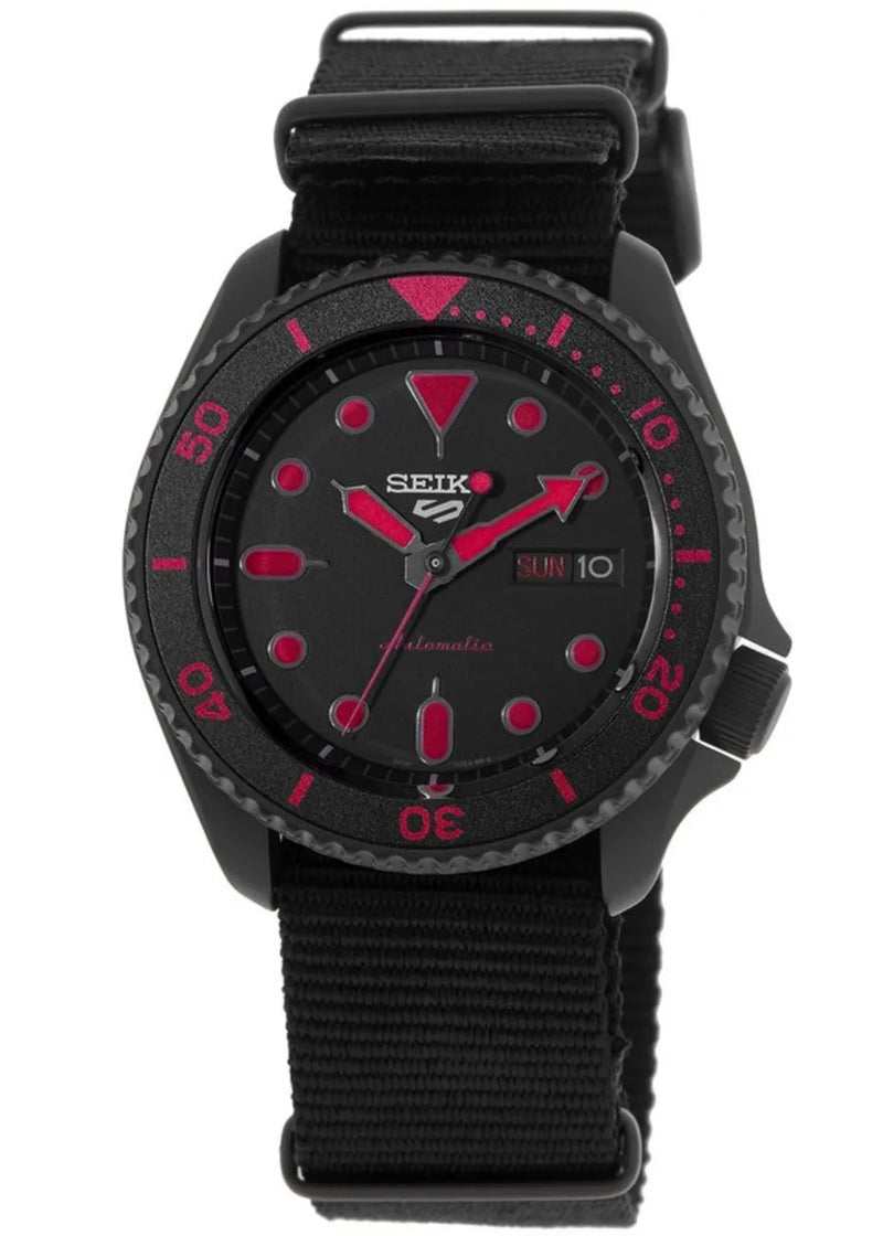 5 Sports Street Style Black Dial / Nylon Strap Black Dial