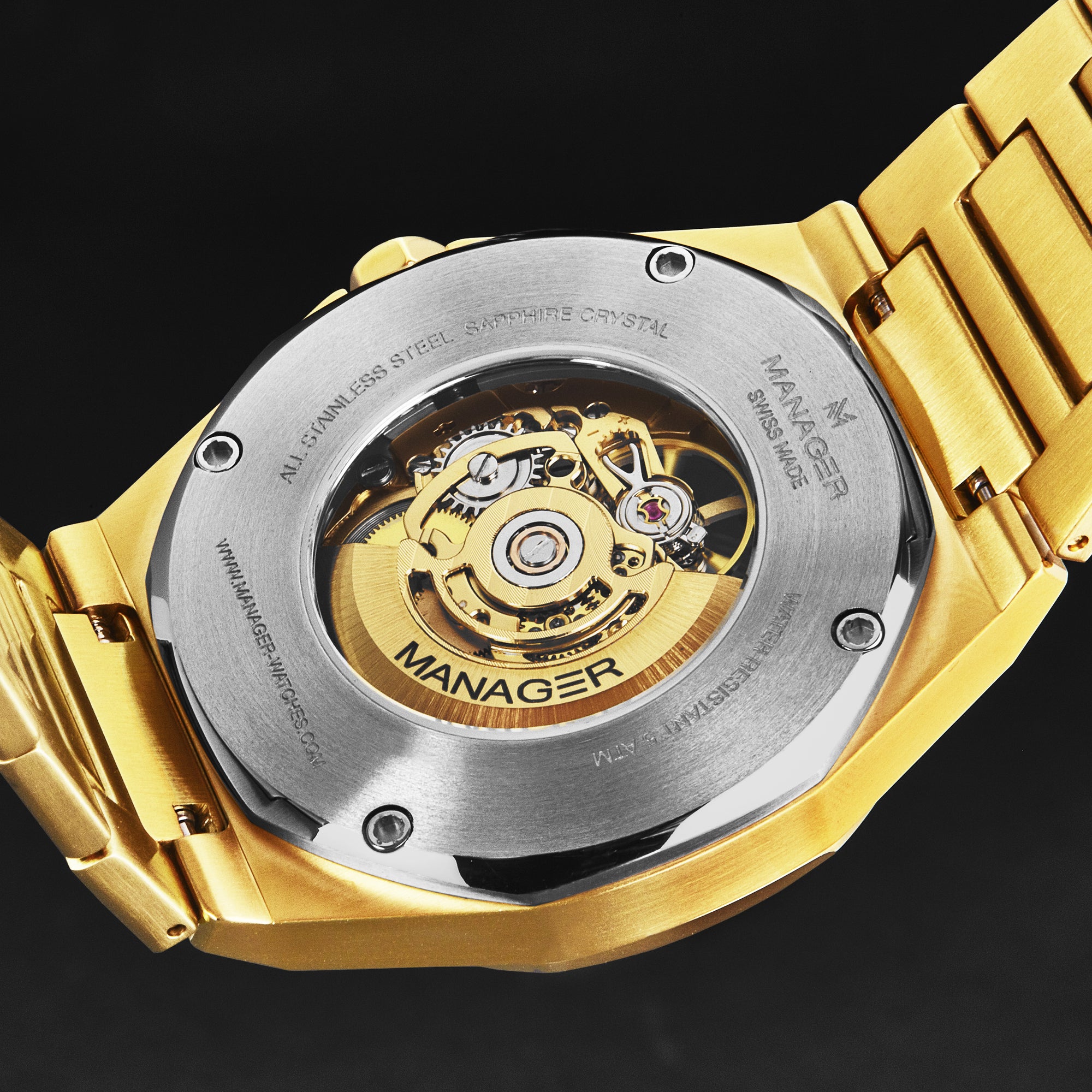 Open mind MAN-RO-12-GM / Green / Stainless-Steel | Green Dial