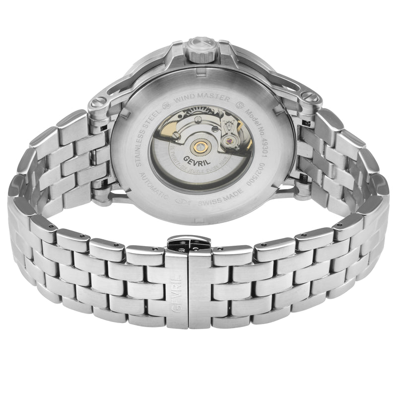 Wind Master Automatic Gevril Men's Automatic Wind Master Green Dial Stainless Steel Bracelet | Green Dial