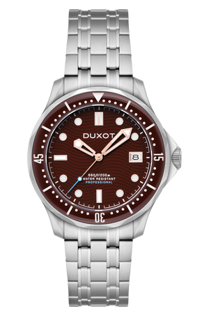 Henri Diver Automatic Brown / Stainless Steel | Brown Dial