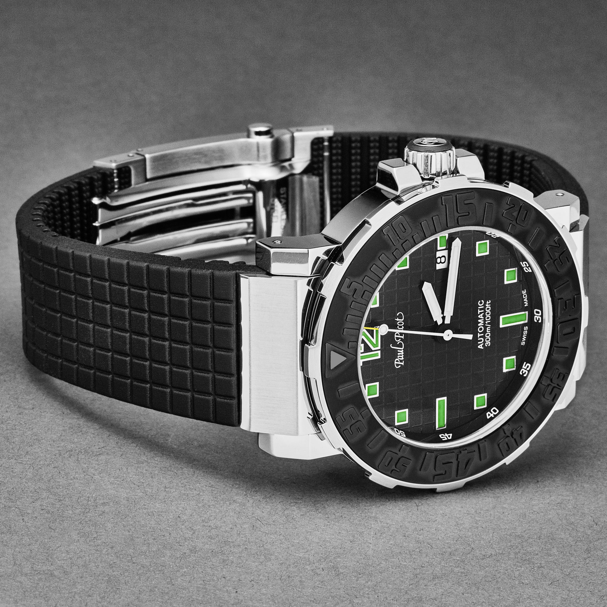 C-Type P4118.SNGNN3016 / Black | Black Dial