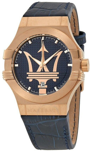 POTENZA Blue / Leather | Blue Dial