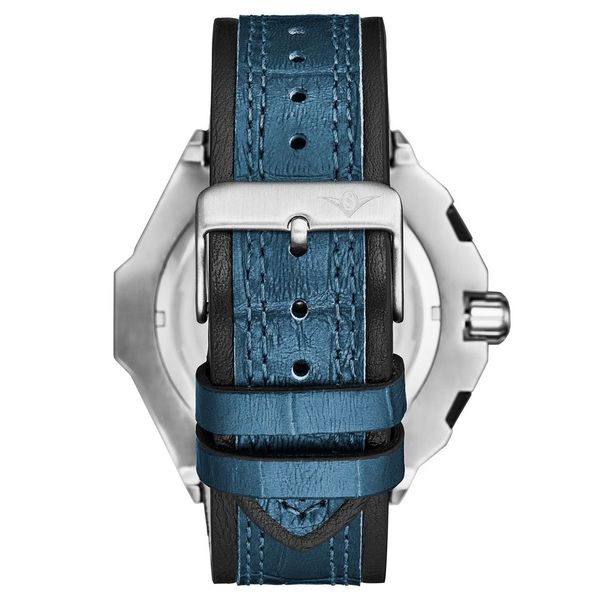Mens Sport Watch Blue/ Leather | Blue Dial