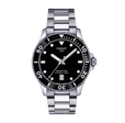 SEASTAR 1000 Black / Stainless Steel | Black Dial