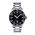 SEASTAR 1000 Black / Stainless Steel Black Dial