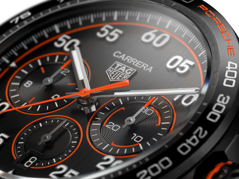 Carrera X Porsche Orange 44mm Black | Black Dial