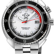Squalo Swiss Made Automatic ceramic rotating bezel | White Dial