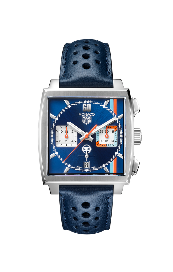 Monaco X Gulf Automatic Chronograph | Blue Dial