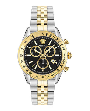 Versace Chrono Master Two Tone Black Dial