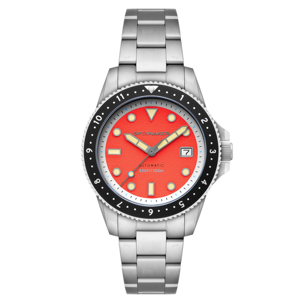 Croft Pioneer Automatic Orange / Stainless Steel | Orange Dial
