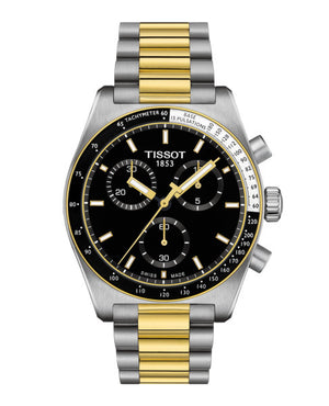 PR516 Chronograph Silver-tone/ Yellow Gold | Black Dial