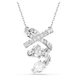 Hyperbola White / Rhodium-Plated