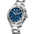 TAG HEUER AQUARACER PROFESSIONAL 200 CHRONOGRAPH 40MM, W/R 200M, STEEL CASE & BRACELET, BLUE DIAL Blue Dial | Blue Dial