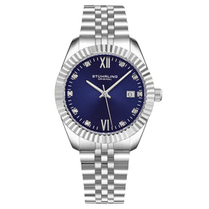 Gamine Classic Quartz Watch Blue/Stainless | Navy Dial