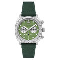 Hull Chronograph Green / Leather Green Dial