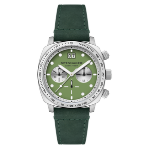 Hull Chronograph Green / Leather Green Dial