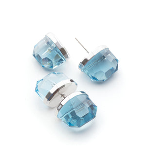 Lucent Blue / Rhodium-Plated