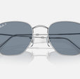 HEXAGONAL FLAT LENSES UNISEX Silver / Polar Blue |  Dial