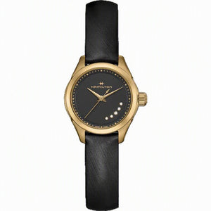 Jazzmaster Black dial / Black Leather Strap Black Dial