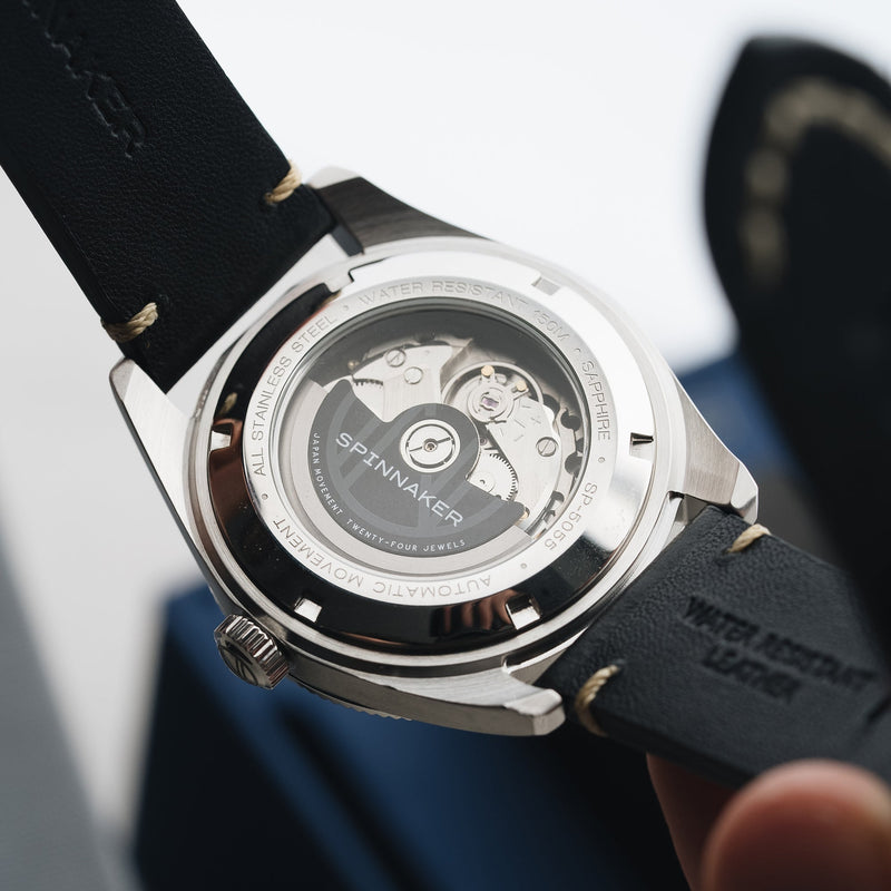 Fleuss Blue / Leather | Blue Dial