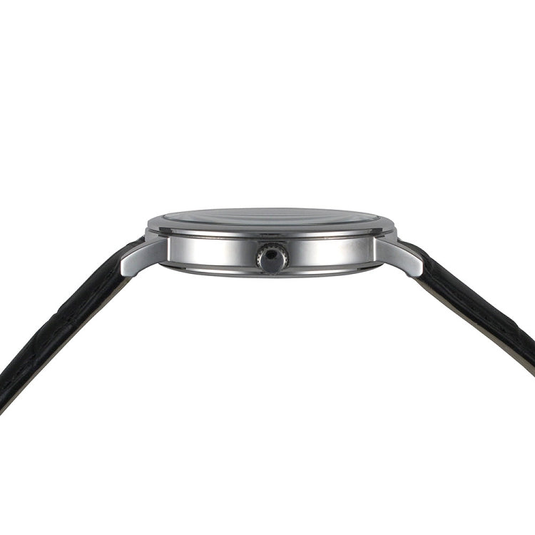 Lexington Series black band/silver | White Dial