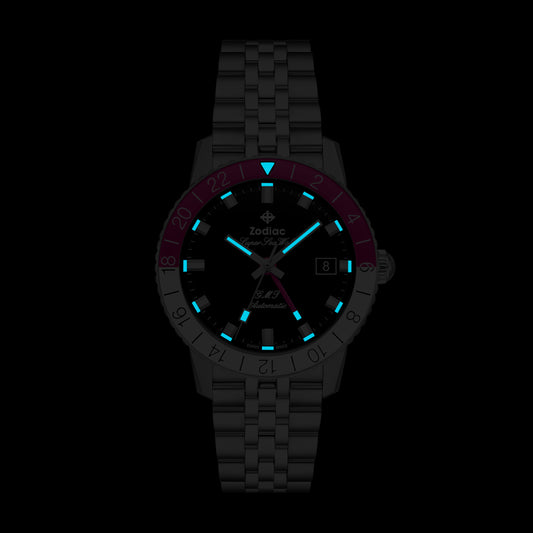Super Sea Wolf GMT Automatic | Black Dial