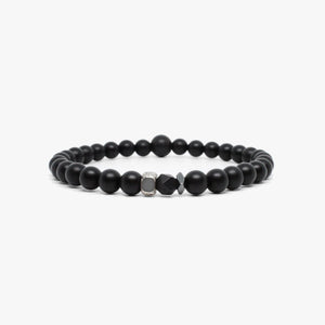 Onyx, Czech Glass, Gunmetal