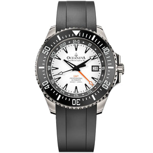 Deep Marine Explorer VI 6000M - GMT True Dive BlueLume White Dial