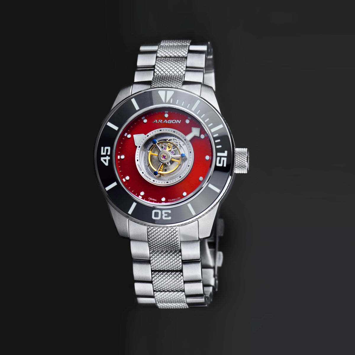 Divemaster Central Tourbillon Automatic 50mm - Black Dial | Black