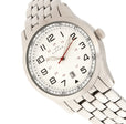 Garrison Bracelet Watch w/Date Silver/White | White Dial