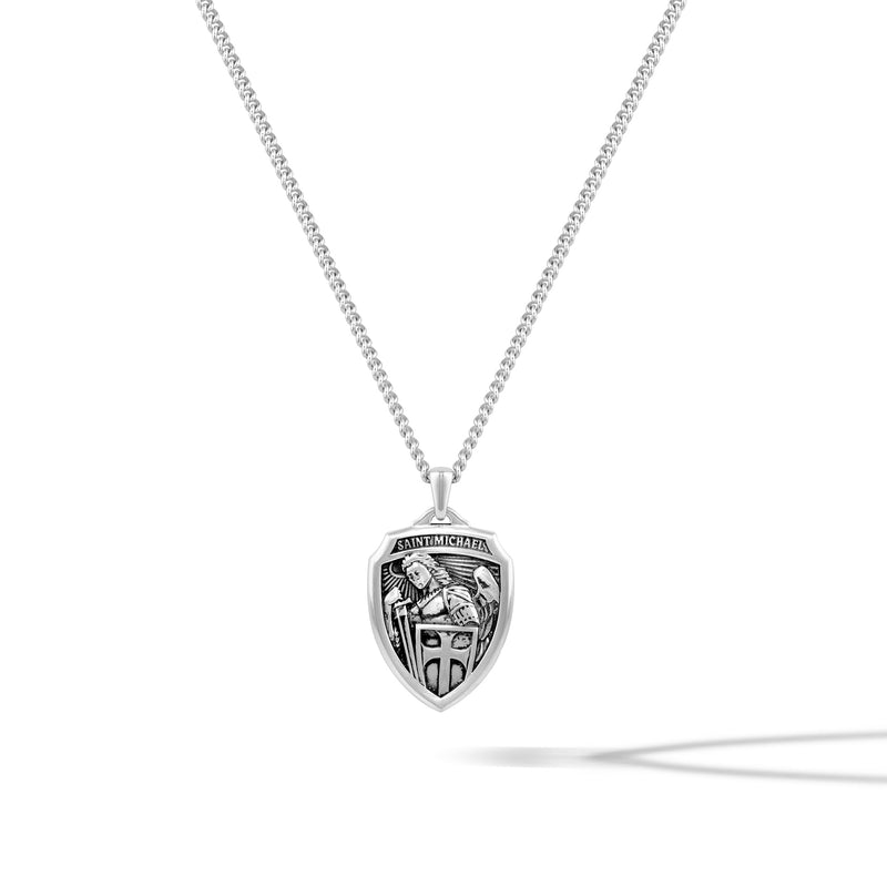 St. Michael Amulet Sterling Silver