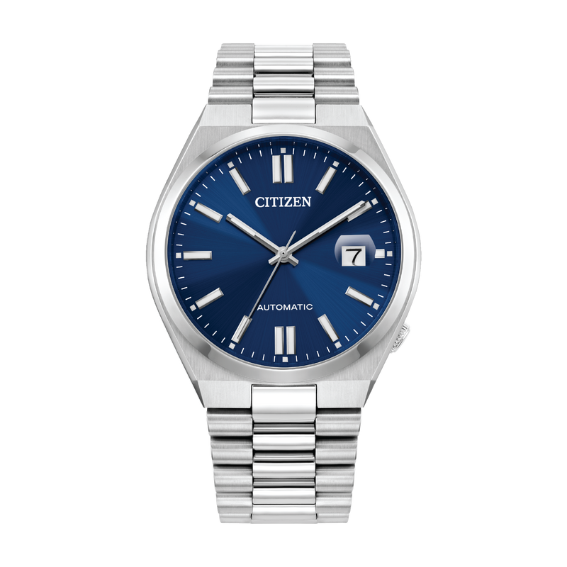 Tsuyosa Blue / Stainless Steel | Blue Dial