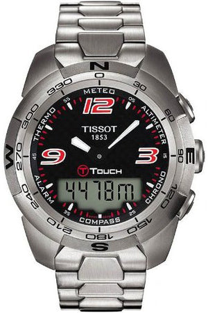 T-Touch Expert Black / Red 44mm | Black Dial