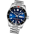 Aquadiver 1004 Blue Silver/Stainless Steel | Blue Dial